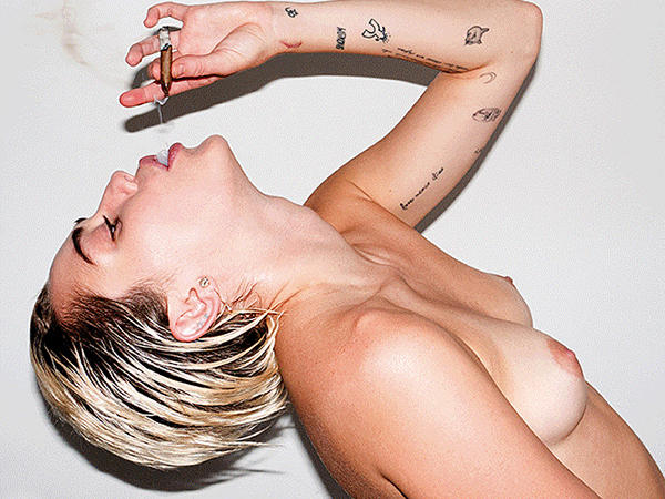 Miley cyrus nude terry