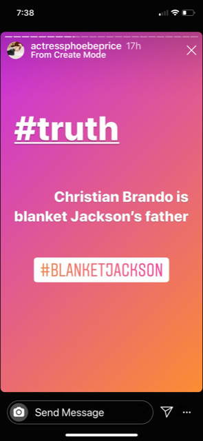 Christian Brando Blanket Jackson Phoebe Price